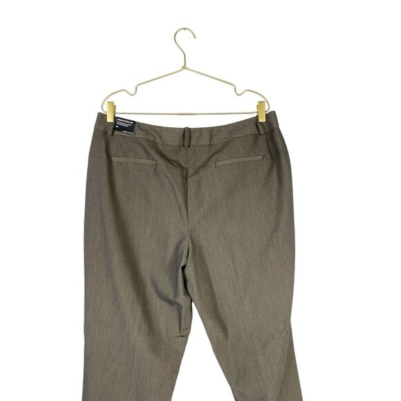 Larry Levine Brown Dress Pants Sz 16 Slim Ankle Professional Essential 195 - Picture 5 of 9